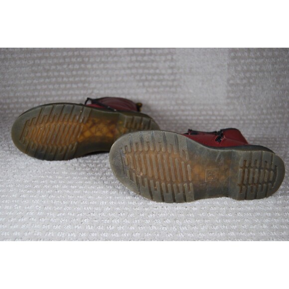 Dr. Martens 1460J Oxblood Cherry Red Leather Boots Jr US Size 2 UK 1 EU 33 - Picture 12 of 13